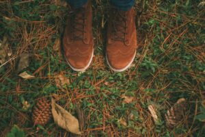 feet standing on the ground